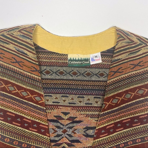 Vintage 80s/90s South Western Style Vest - Picture 4 of 9
